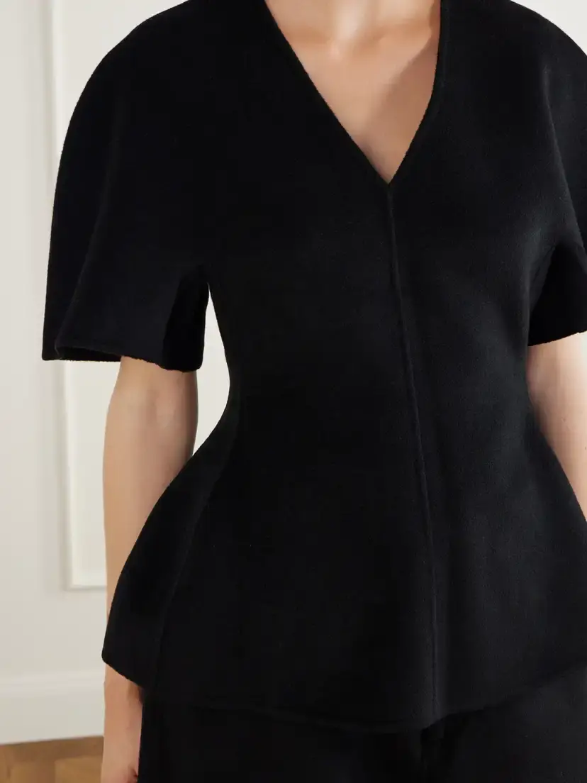 Lisa Yang Wool And Cashmere-blend Blouse | Thumbnail 4 Lisa Yang Wool And Cashmere-blend Blouse | Thumbnail 4