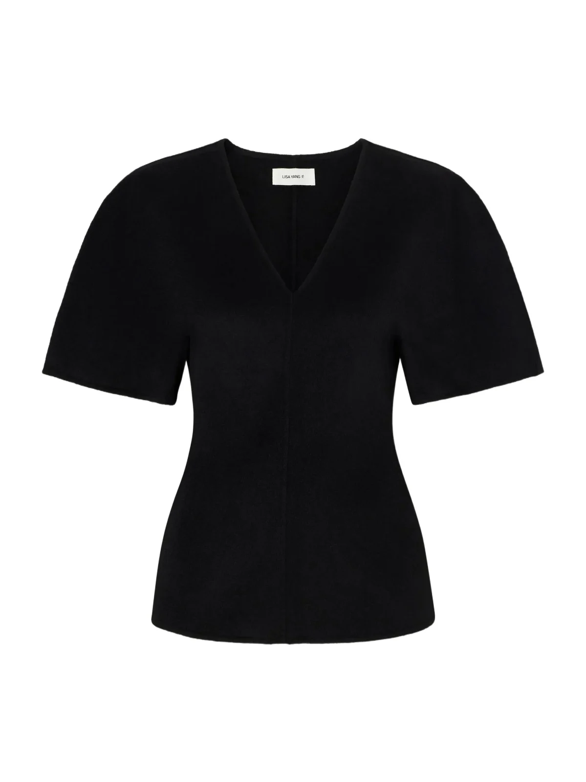 Wool And Cashmere-blend Blouse - Black