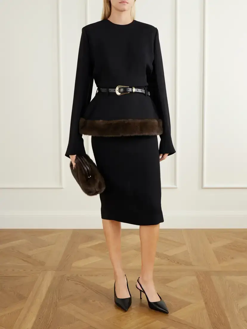 Stella McCartney Flabella Plush Clutch Bag | Thumbnail 3 Stella McCartney Flabella Plush Clutch Bag | Thumbnail 3