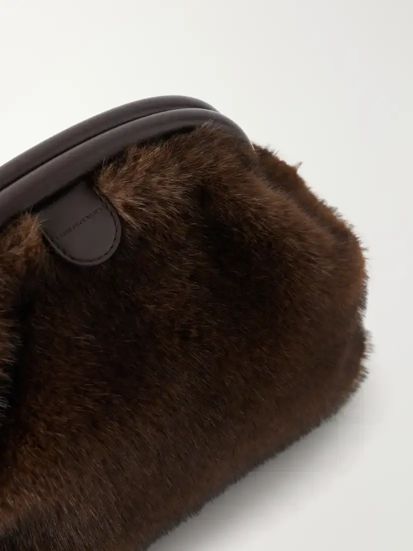 Stella McCartney Flabella Plush Clutch Bag | Thumbnail 5 Stella McCartney Flabella Plush Clutch Bag | Thumbnail 5