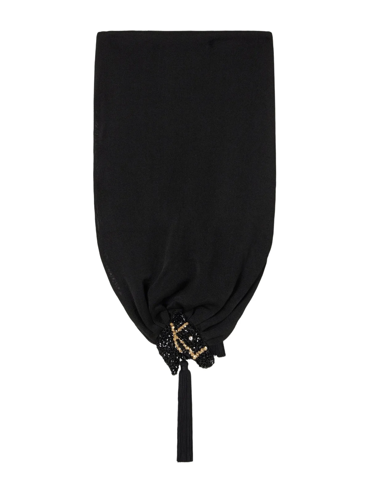BODE Embellished Tasseled Woven Scarf