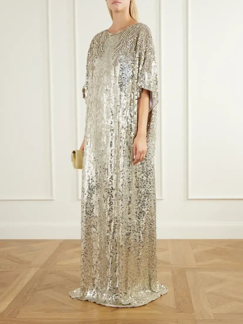 Jenny Packham Kai Sequined Tulle Gown | Thumbnail 2 Jenny Packham Kai Sequined Tulle Gown | Thumbnail 2