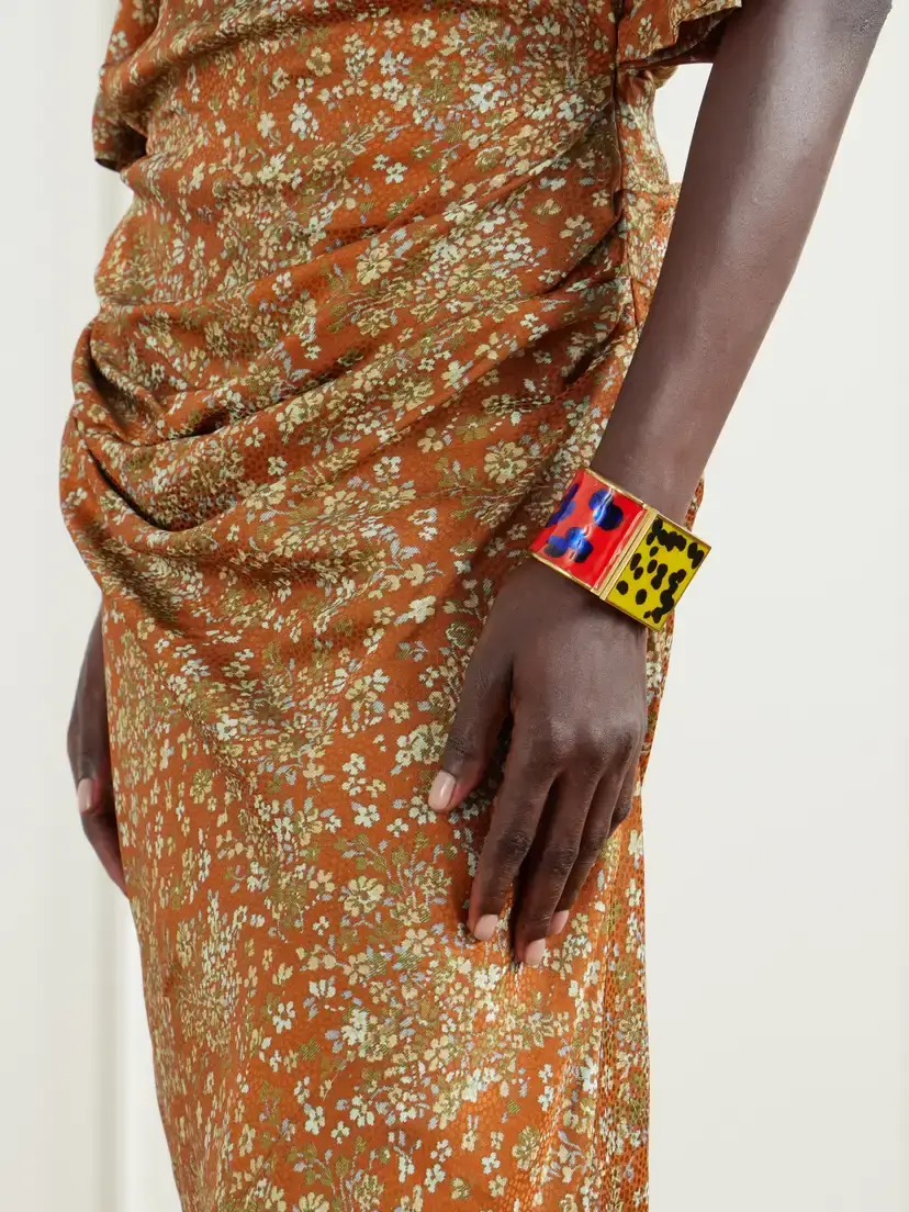 Dries Van Noten Gold-tone Enamel Bracelet | Thumbnail 2 Dries Van Noten Gold-tone Enamel Bracelet | Thumbnail 2