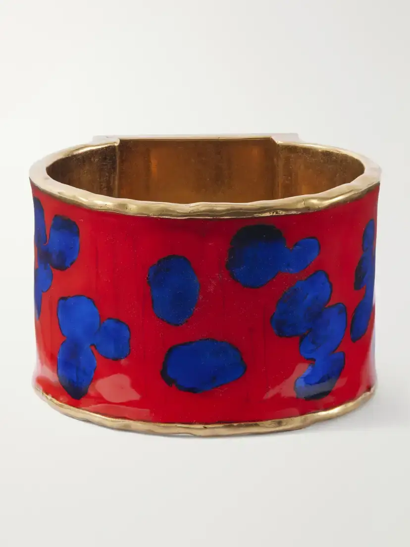 Dries Van Noten Gold-tone Enamel Bracelet | Thumbnail 3 Dries Van Noten Gold-tone Enamel Bracelet | Thumbnail 3