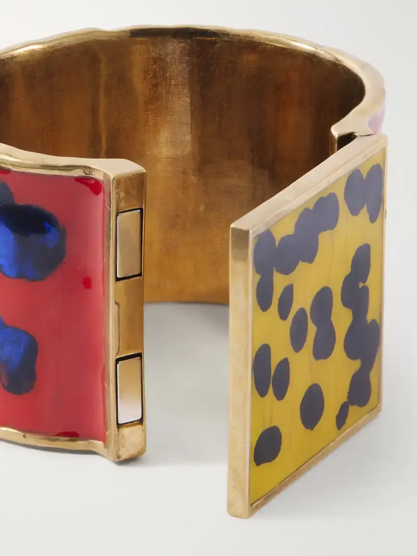Dries Van Noten Gold-tone Enamel Bracelet | Thumbnail 4 Dries Van Noten Gold-tone Enamel Bracelet | Thumbnail 4