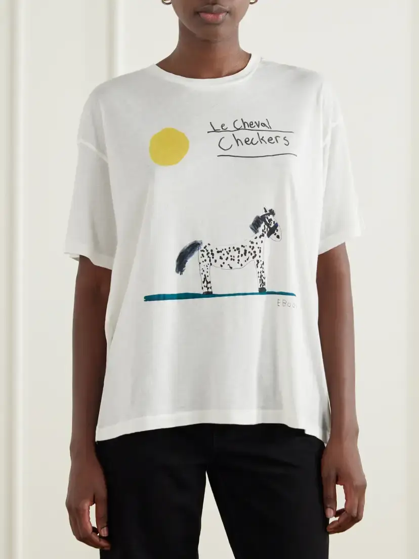 BODE Cheval Printed Cotton-jersey T-shirt | Thumbnail 3 BODE Cheval Printed Cotton-jersey T-shirt | Thumbnail 3
