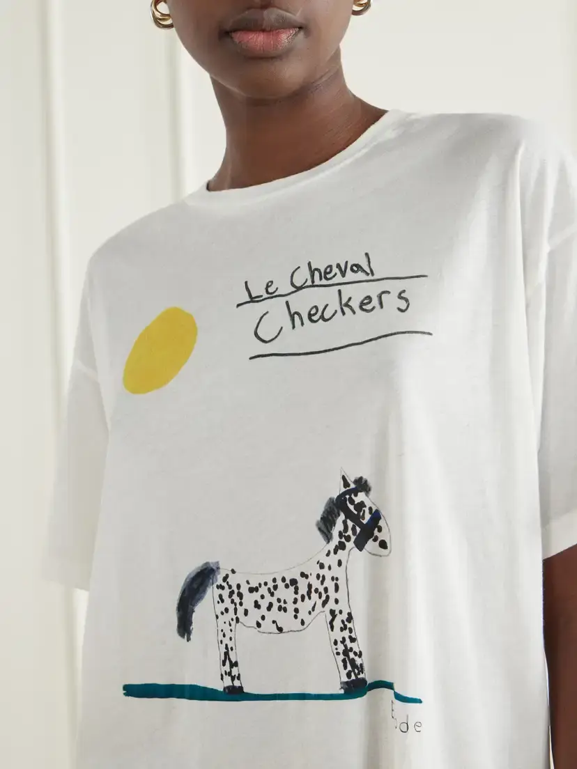 BODE Cheval Printed Cotton-jersey T-shirt | Thumbnail 5 BODE Cheval Printed Cotton-jersey T-shirt | Thumbnail 5