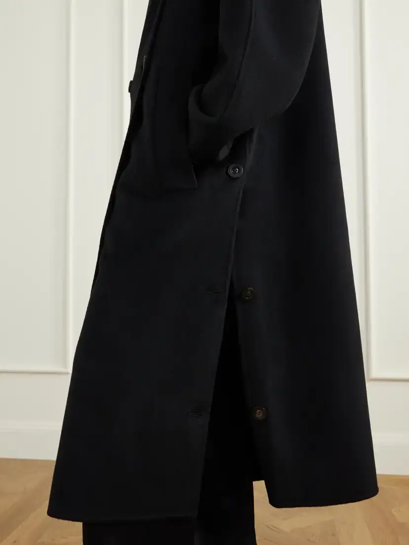 Lisa Yang Button Wool And Cashmere-blend Coat | Thumbnail 6 Lisa Yang Button Wool And Cashmere-blend Coat | Thumbnail 6