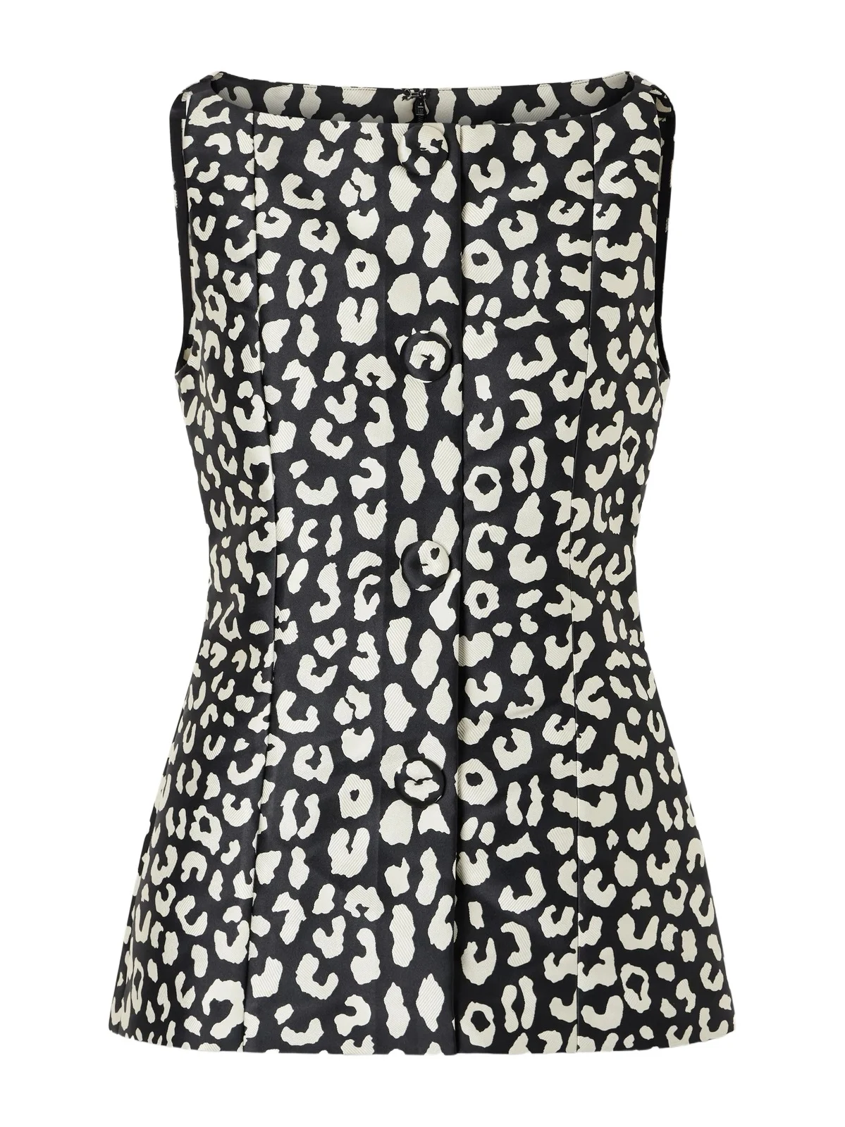 Carolina Herrera Leopard-patterned Jacquard Blouse