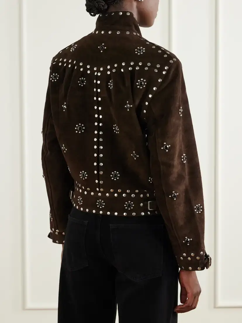 BODE Howard Studded Suede Jacket | Thumbnail 4 BODE Howard Studded Suede Jacket | Thumbnail 4