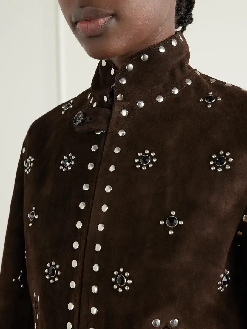 BODE Howard Studded Suede Jacket | Thumbnail 5 BODE Howard Studded Suede Jacket | Thumbnail 5