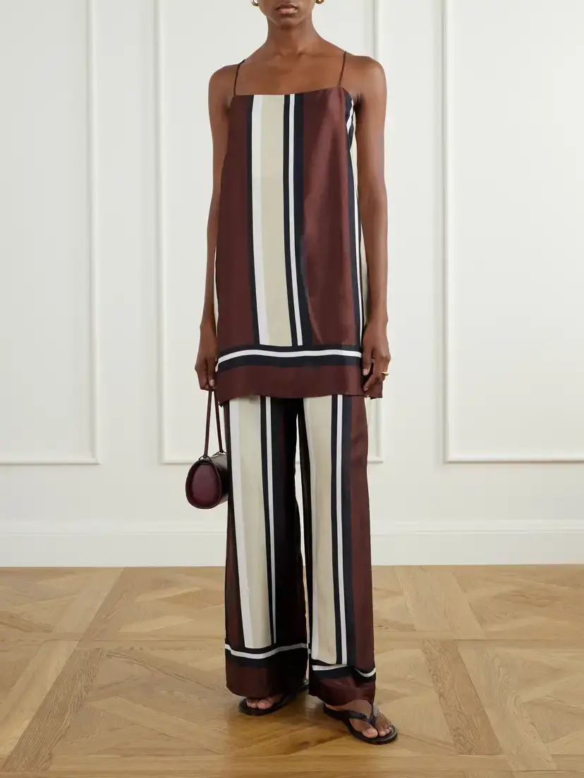 Faithfull Phylis Striped Satin Mini Dress | Thumbnail 2 Faithfull Phylis Striped Satin Mini Dress | Thumbnail 2