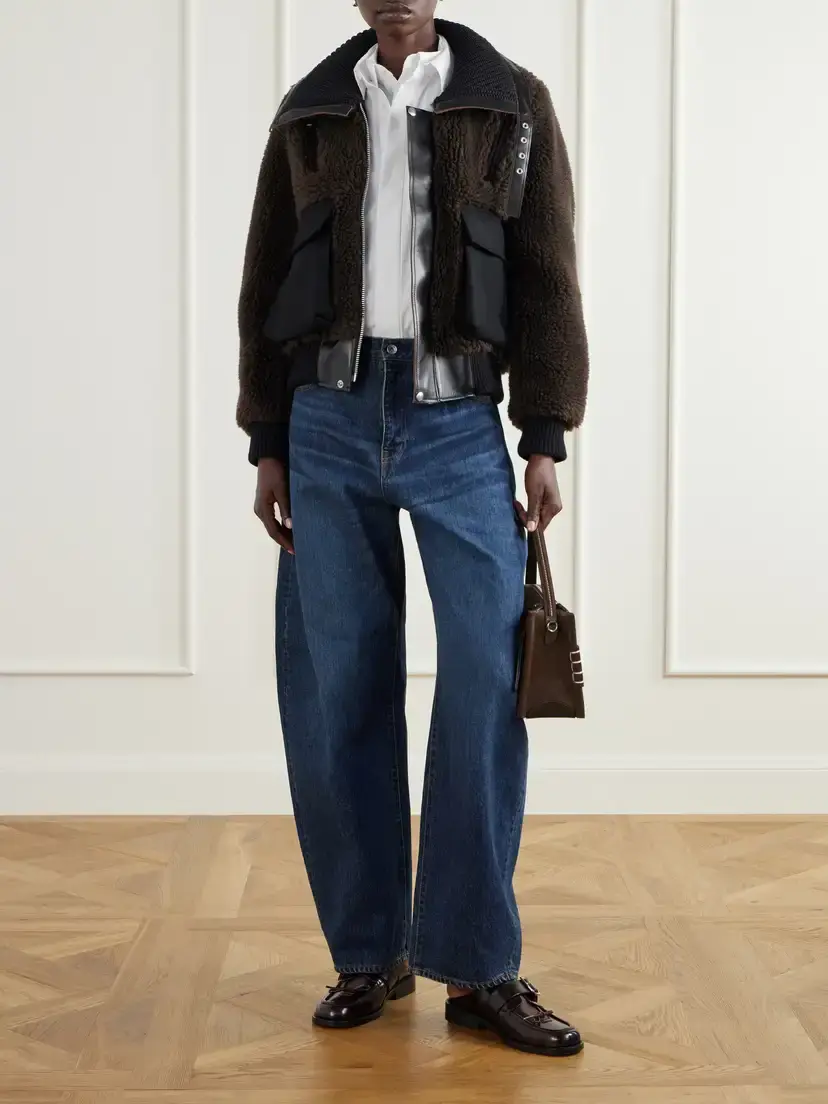 Sacai Wool-blend Plush Coat | Thumbnail 2