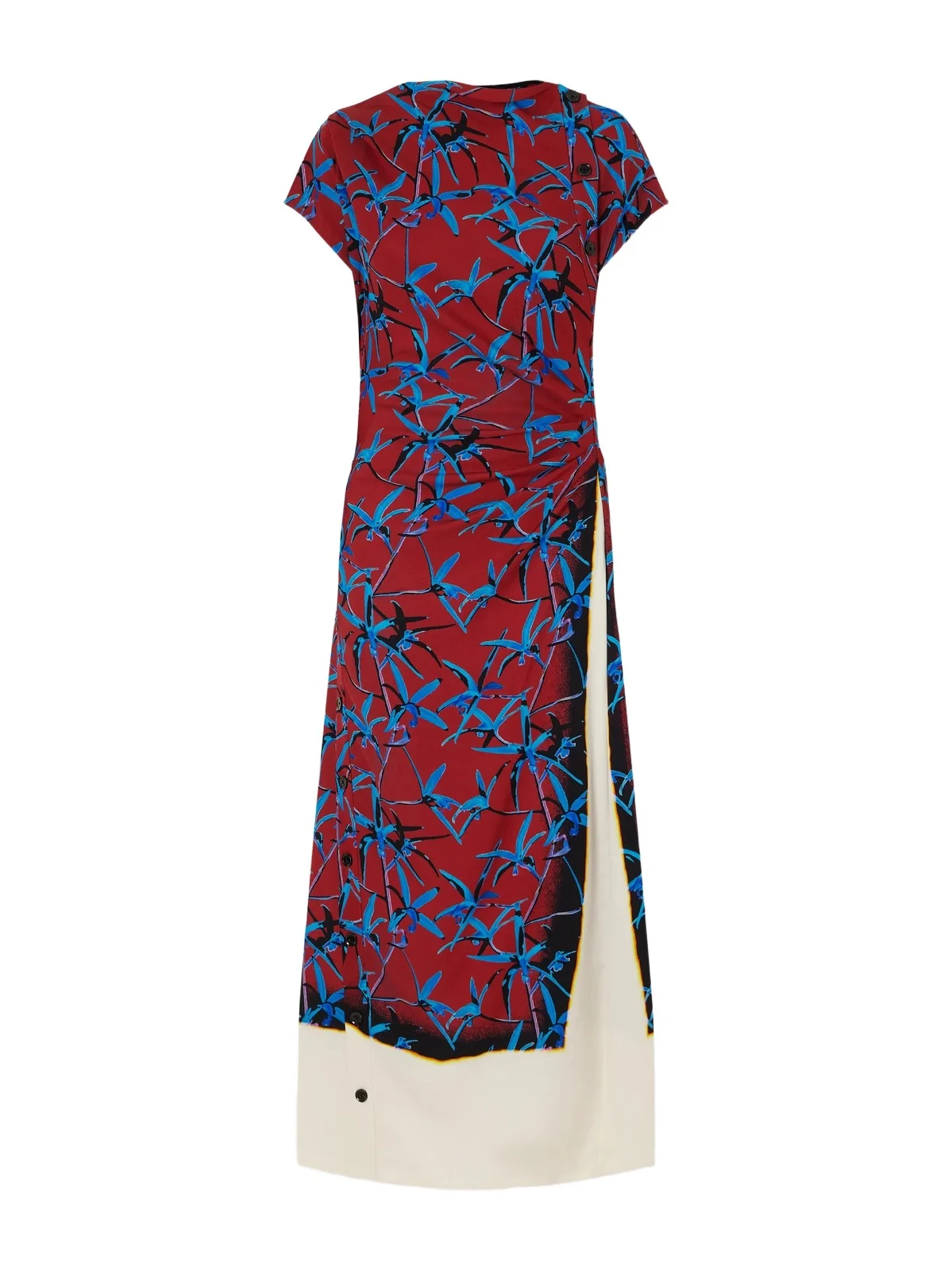 Anais Printed Stretch-cady Maxi Dress Anais Printed Stretch-cady Maxi Dress