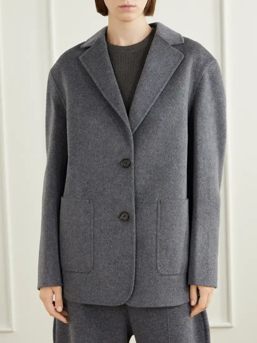 Lisa Yang Double-faced Wool And Cashmere-blend Blazer | Thumbnail 3 Lisa Yang Double-faced Wool And Cashmere-blend Blazer | Thumbnail 3