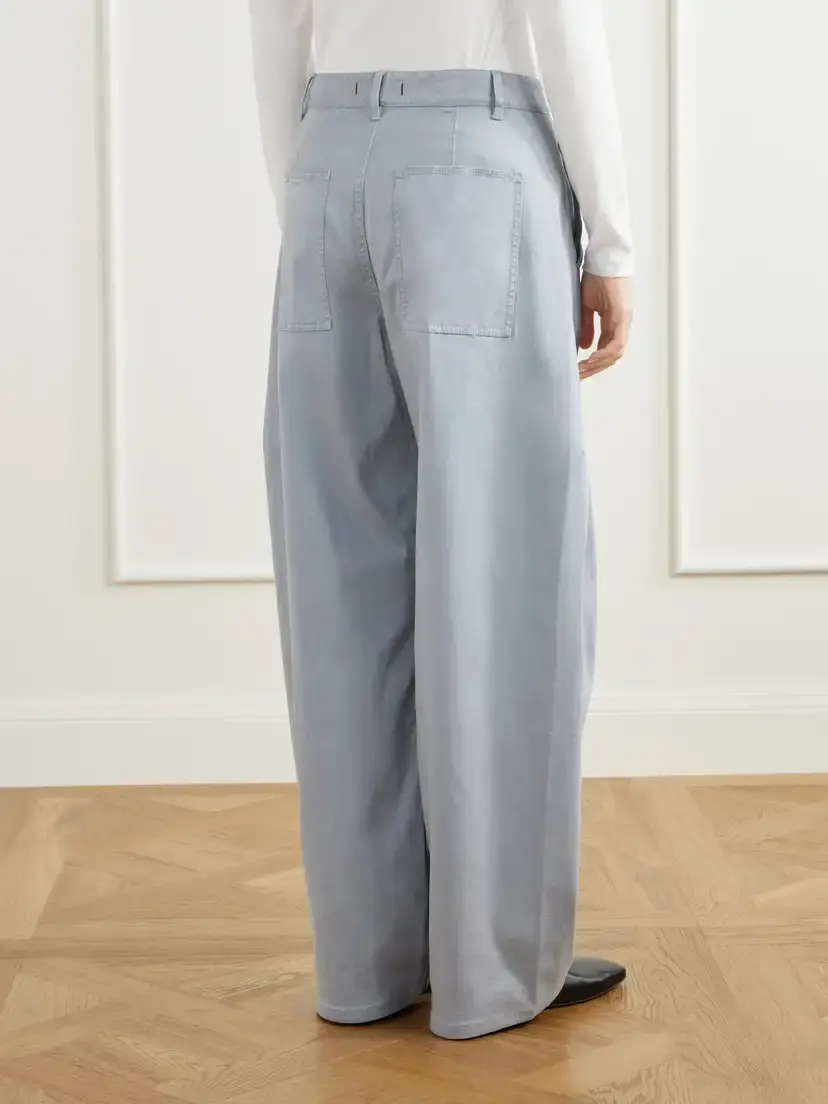 Tibi Sid Lyocell-blend Twill Wide-leg Pants | Thumbnail 4 Tibi Sid Lyocell-blend Twill Wide-leg Pants | Thumbnail 4
