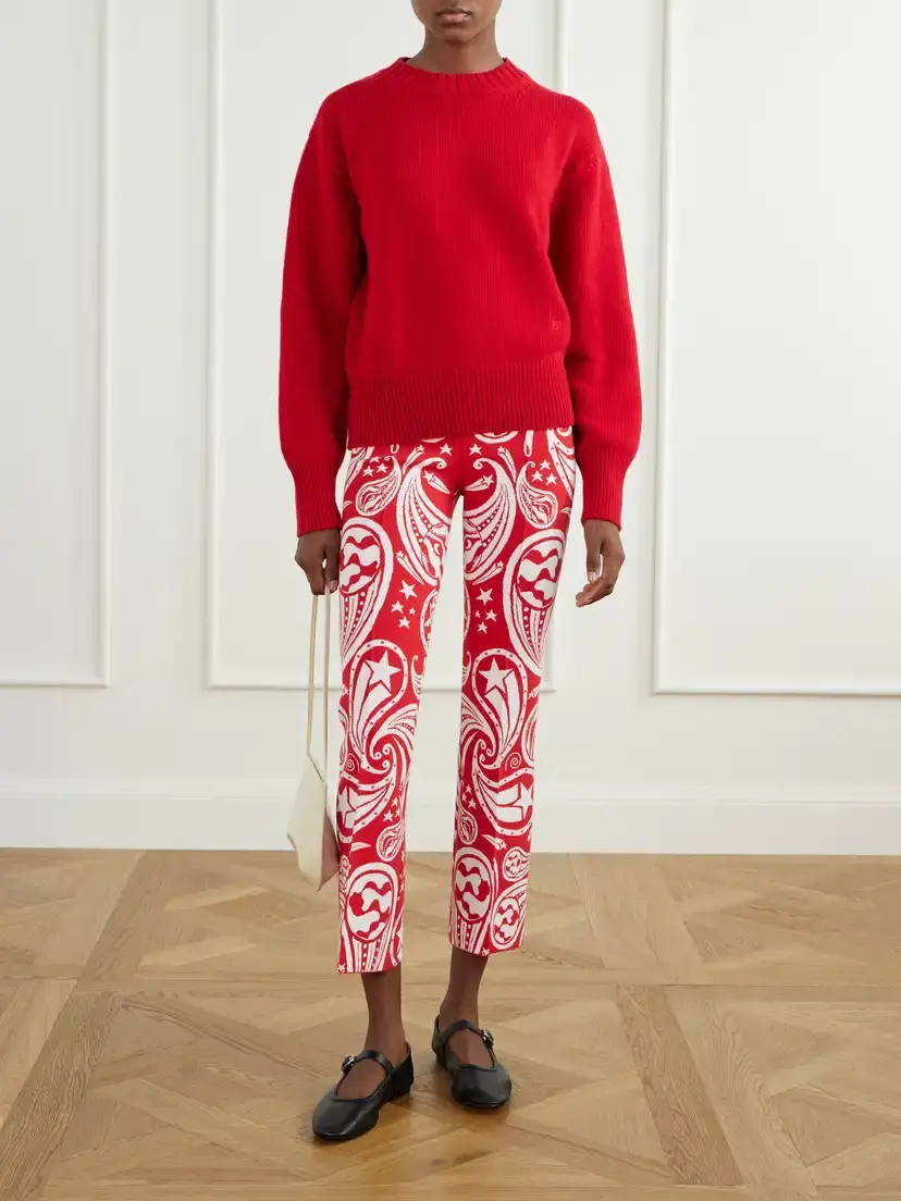 HIGH SPORT Haley Wool And Cashmere-blend Sweater - Red | Thumbnail 2 HIGH SPORT Haley Wool And Cashmere-blend Sweater - Red | Thumbnail 2