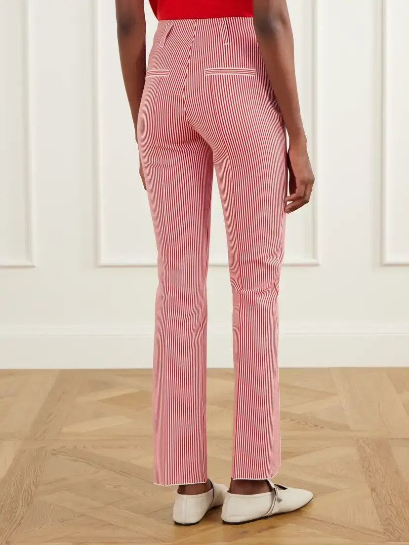 HIGH SPORT Luke Striped Cotton-blend Straight-leg Pants | Thumbnail 4 HIGH SPORT Luke Striped Cotton-blend Straight-leg Pants | Thumbnail 4