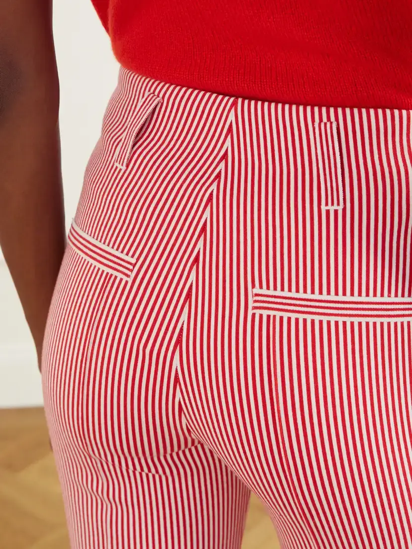 HIGH SPORT Luke Striped Cotton-blend Straight-leg Pants | Thumbnail 5 HIGH SPORT Luke Striped Cotton-blend Straight-leg Pants | Thumbnail 5