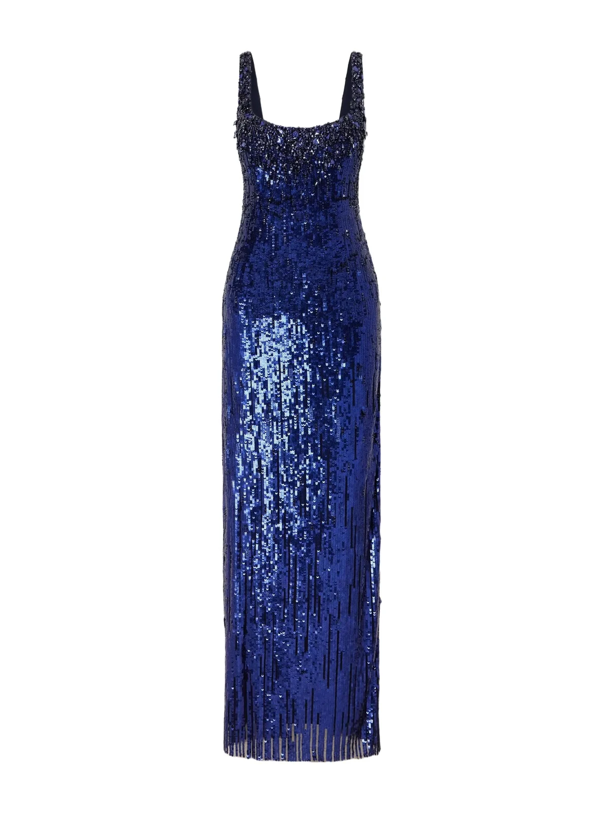Jenny Packham Rosalie Crystal-embellished Sequined Tulle Gown