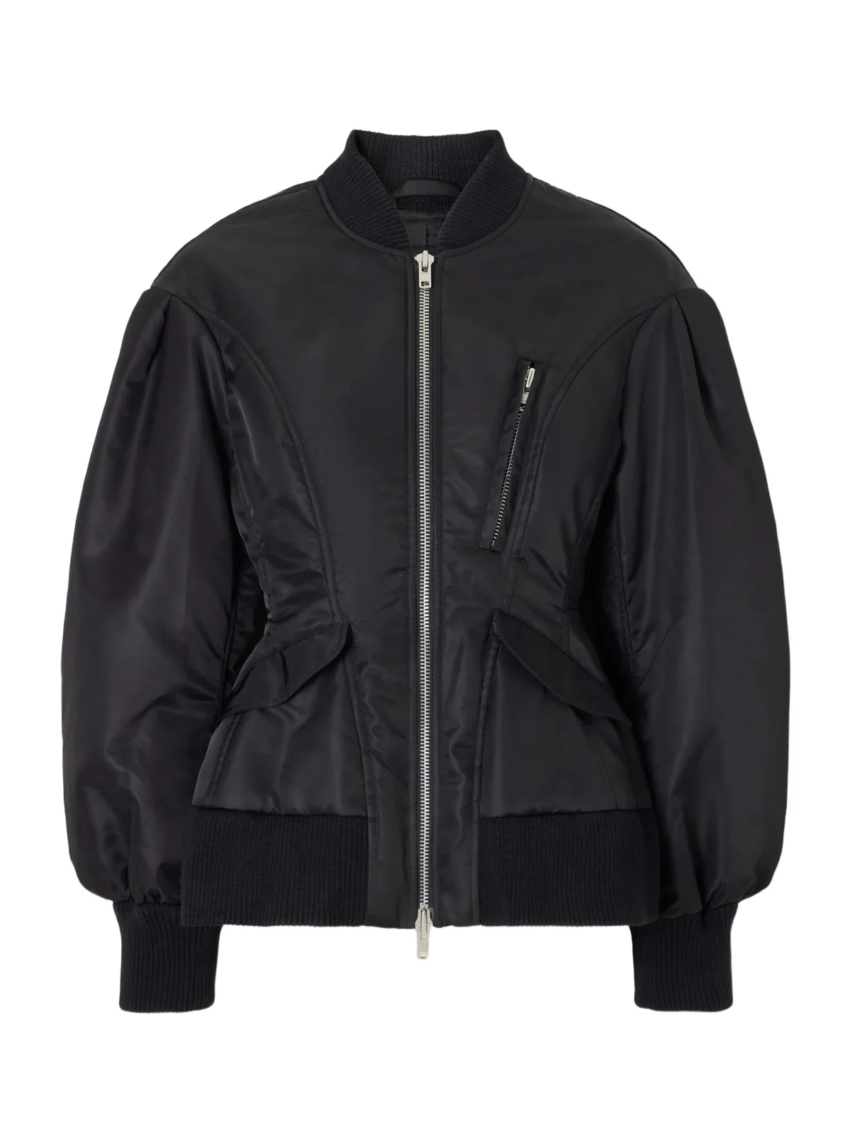 Satin Bomber Jacket Satin Bomber Jacket