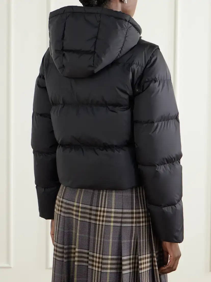Burberry Hooded Logo-appliquéd Quilted Shell Jacket | Thumbnail 4 Burberry Hooded Logo-appliquéd Quilted Shell Jacket | Thumbnail 4