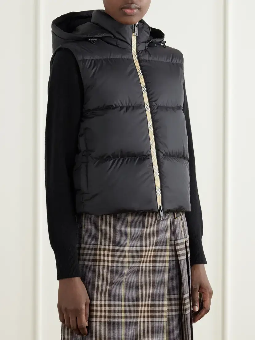 Burberry Hooded Logo-appliquéd Quilted Shell Jacket | Thumbnail 6 Burberry Hooded Logo-appliquéd Quilted Shell Jacket | Thumbnail 6