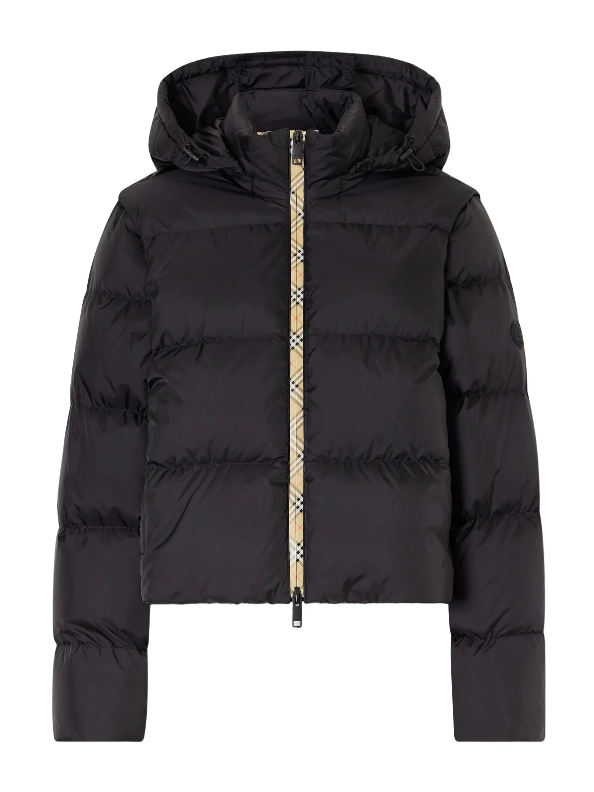 Hooded Logo-appliquéd Quilted Shell Jacket Hooded Logo-appliquéd Quilted Shell Jacket