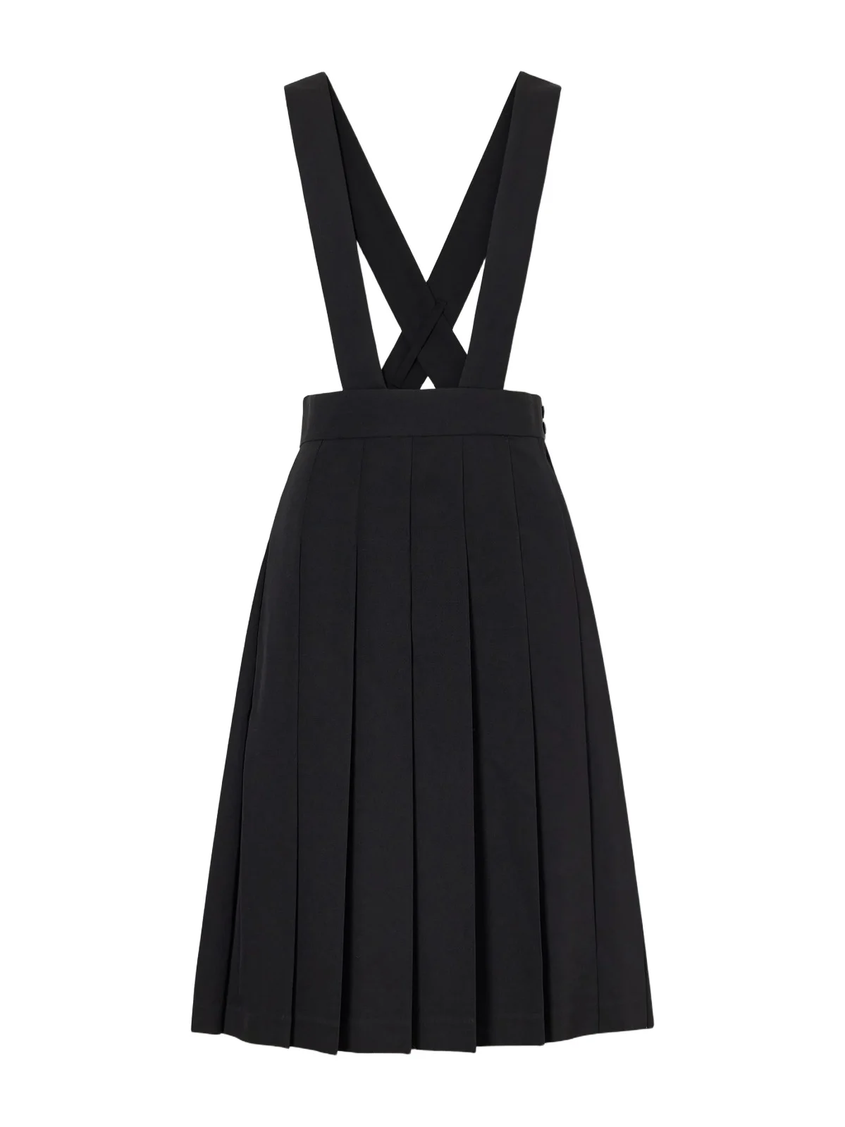 Comme des Garçons GIRL Pinafore Wool Midi Skirt