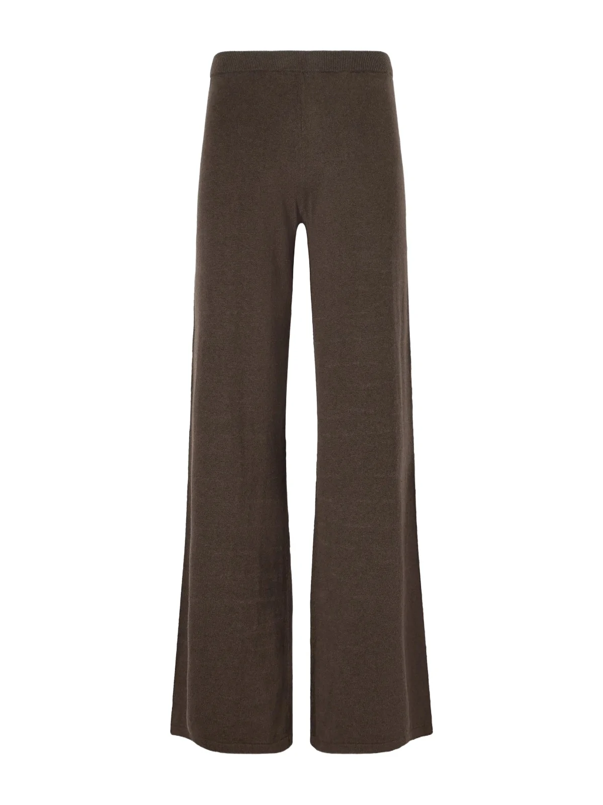 Cotton And Cashmere-blend Wide-leg Pants