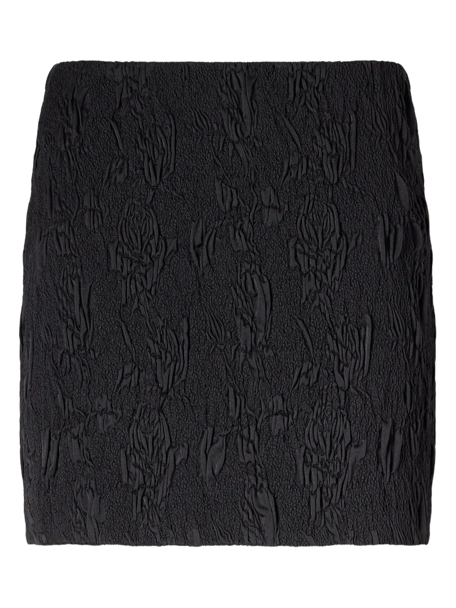 Floral-jacquard Cloque Mini Skirt Floral-jacquard Cloque Mini Skirt