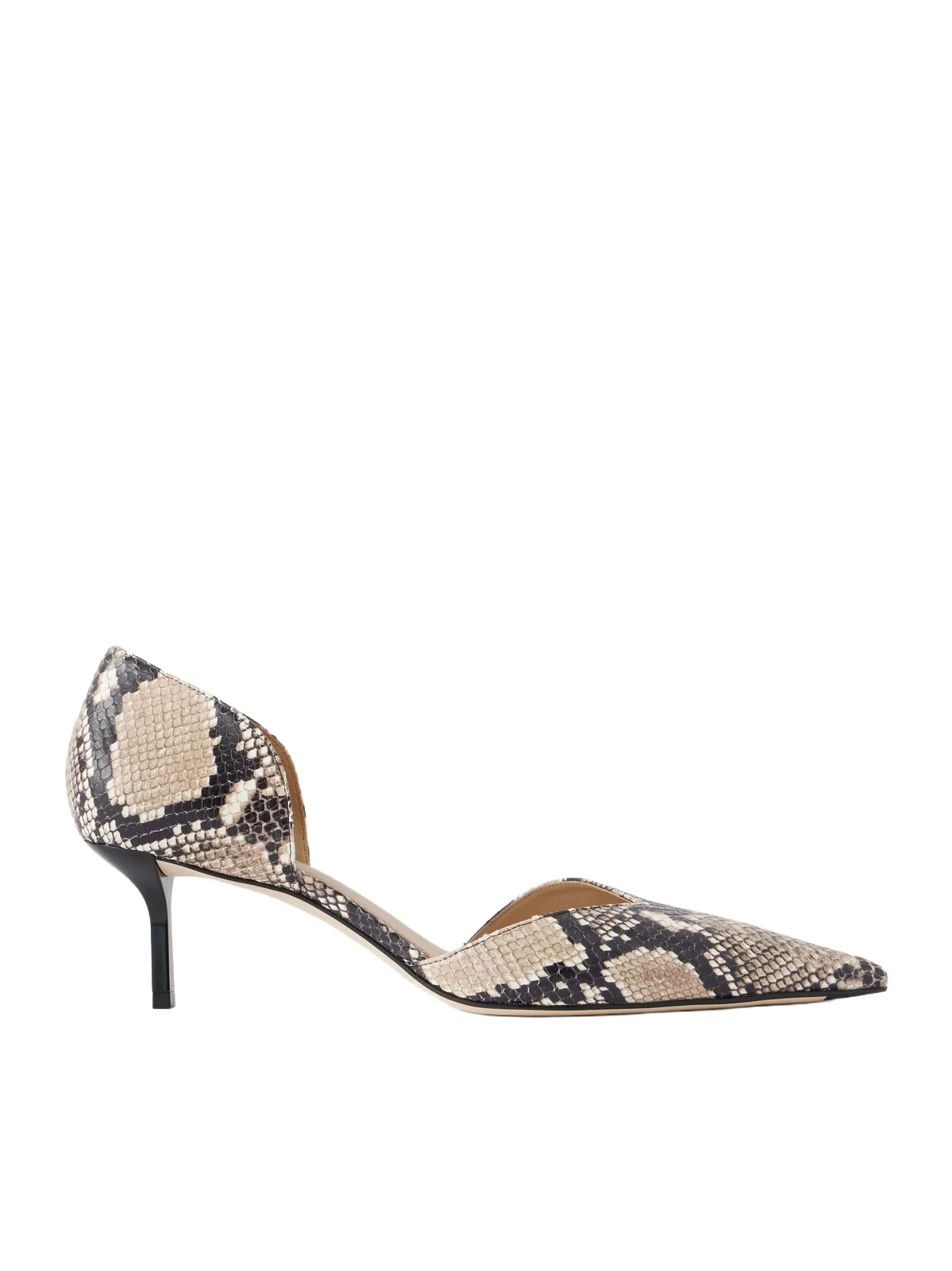 Angle D'orsay 55 Snake-effect Leather Pumps Angle D'orsay 55 Snake-effect Leather Pumps