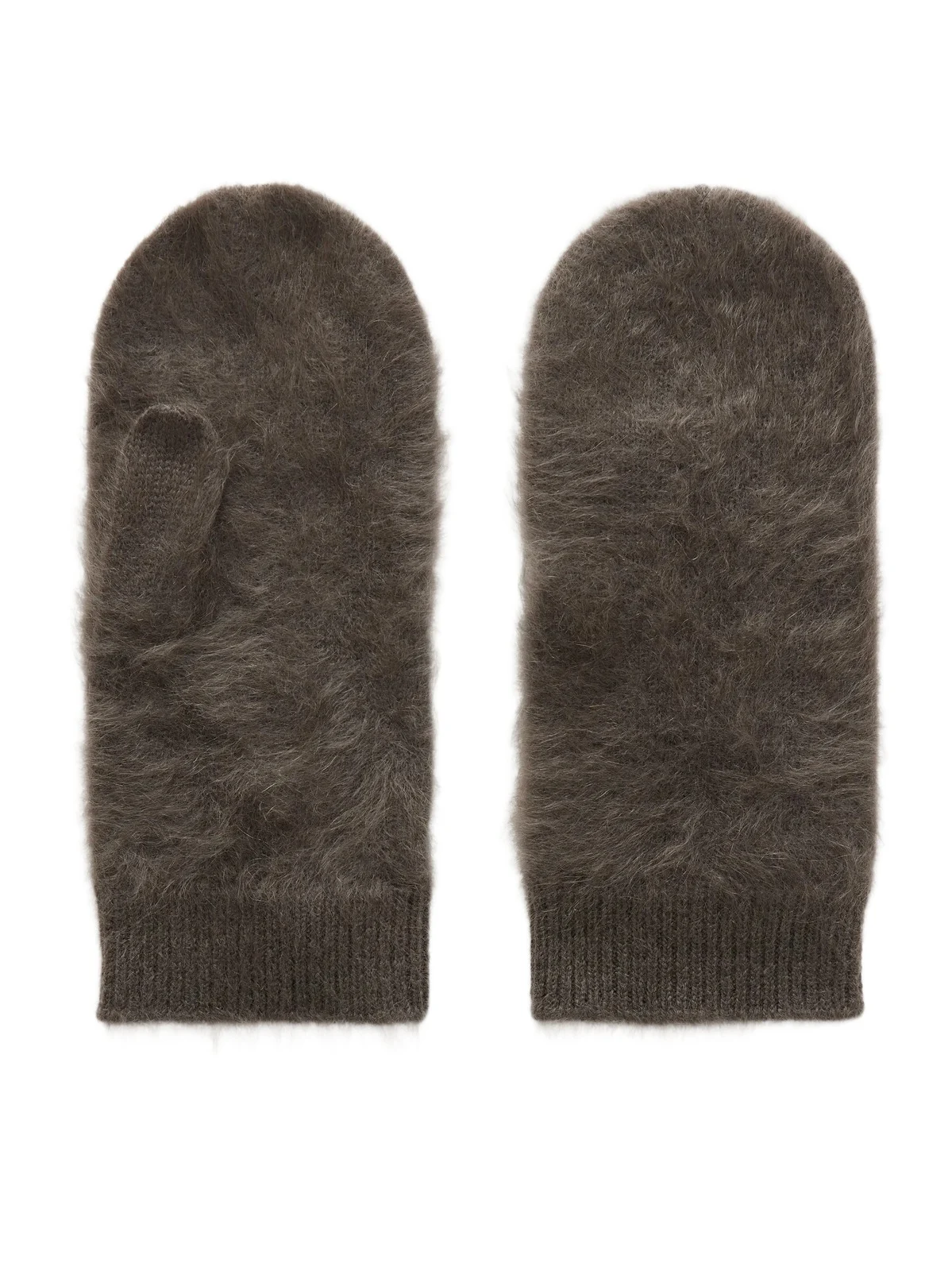 Lisa Yang Brushed-cashmere Mittens
