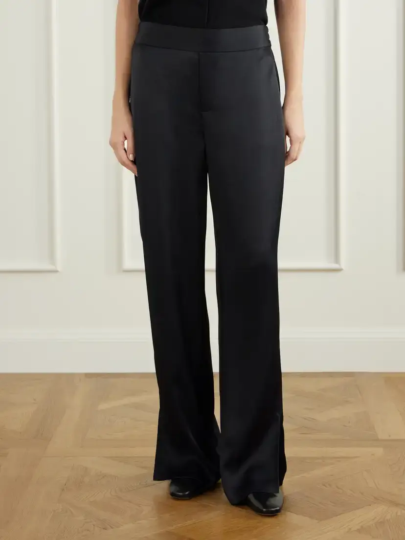 Lisa Yang Satin Straight-leg Pants | Thumbnail 3 Lisa Yang Satin Straight-leg Pants | Thumbnail 3