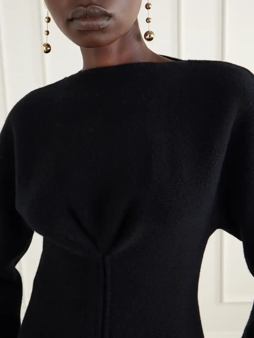 Carolina Herrera Wool And Cashmere-blend Sweater | Thumbnail 5 Carolina Herrera Wool And Cashmere-blend Sweater | Thumbnail 5