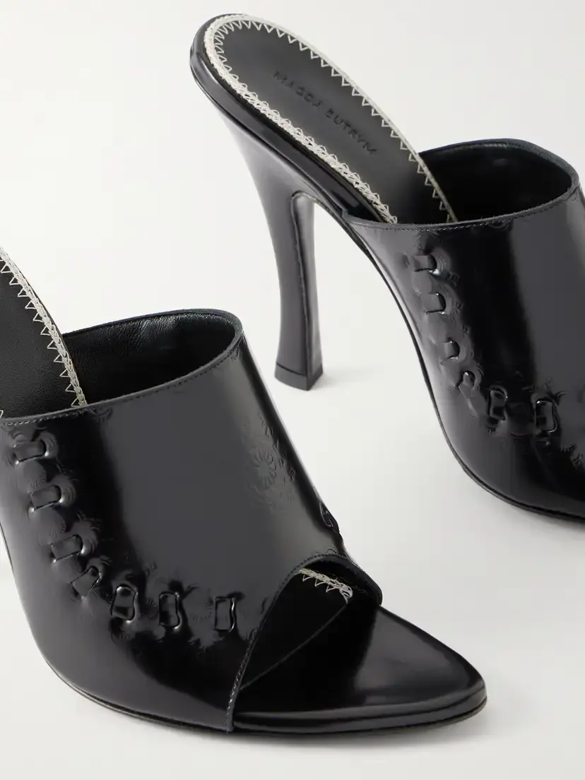 Magda Butrym Embossed Leather Sandals | Thumbnail 5 Magda Butrym Embossed Leather Sandals | Thumbnail 5