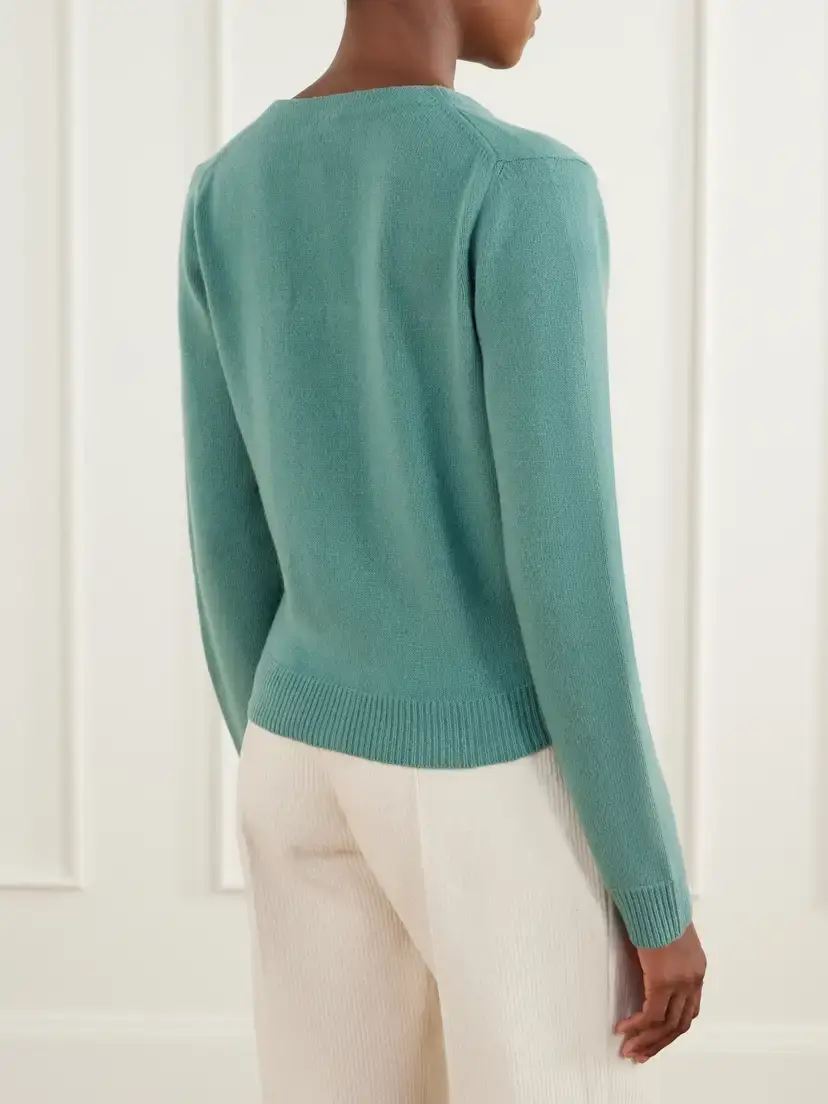 HIGH SPORT Cardi Wool And Cashmere-blend Cardigan - Green | Thumbnail 3 HIGH SPORT Cardi Wool And Cashmere-blend Cardigan - Green | Thumbnail 3