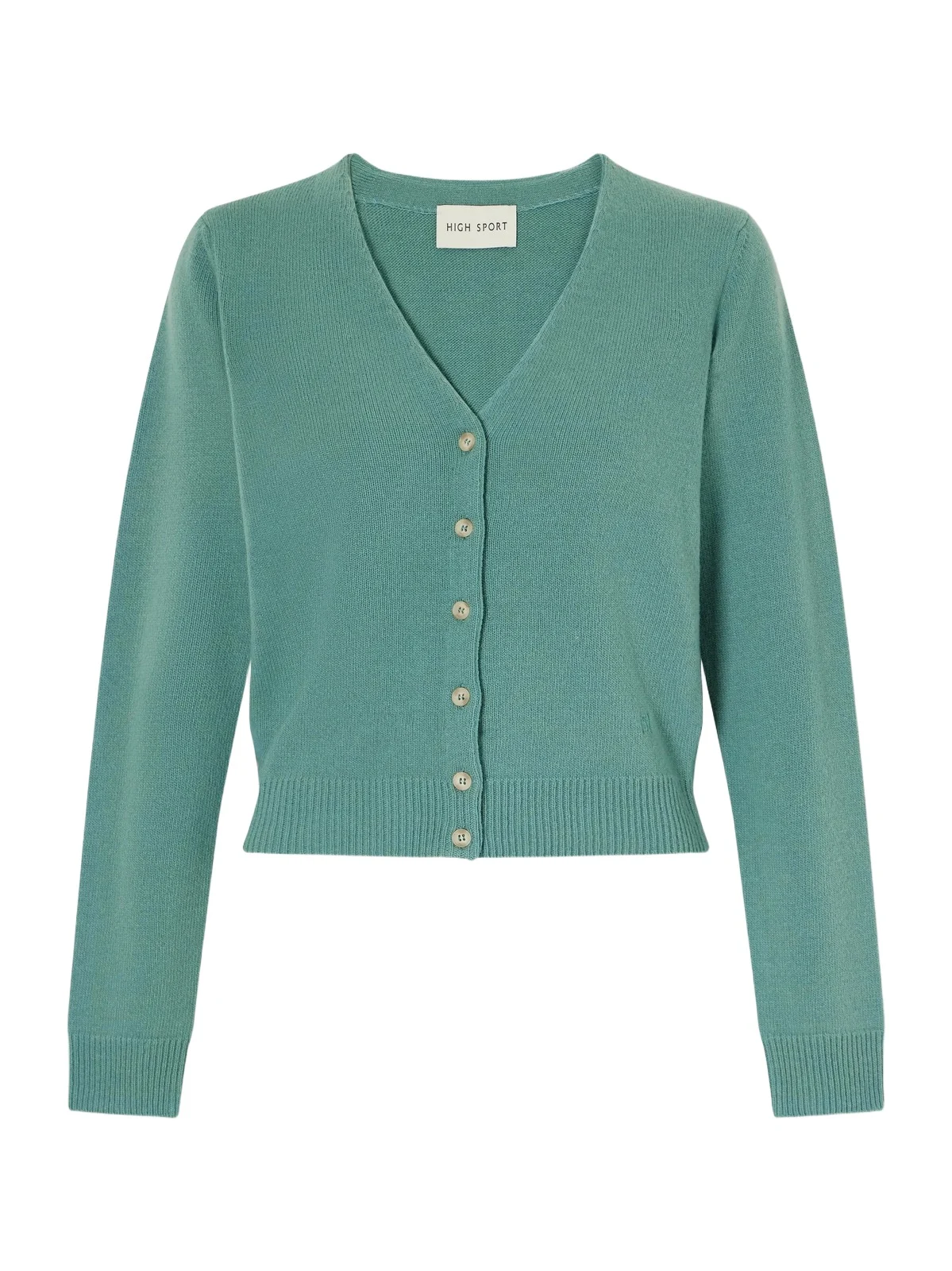 Cardi Wool And Cashmere-blend Cardigan - Green Cardi Wool And Cashmere-blend Cardigan - Green