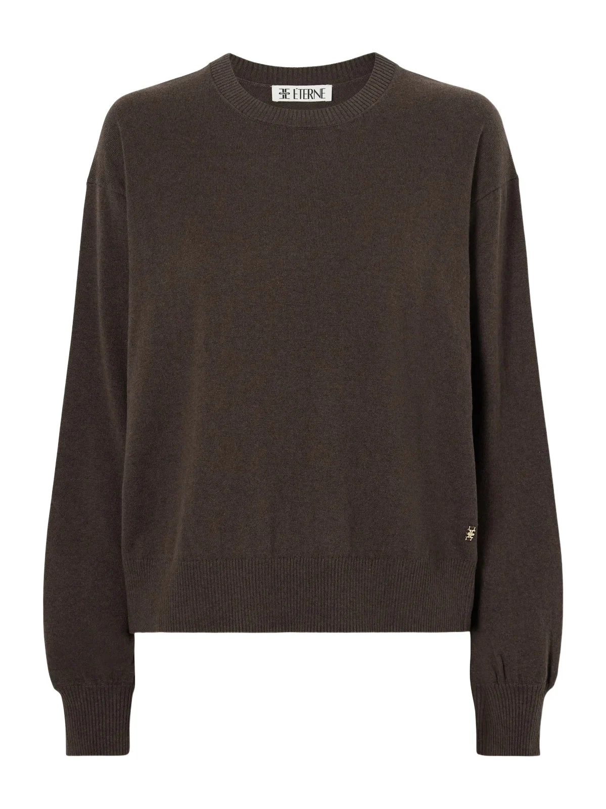 Cotton And Cashmere-blend Sweater - Brown Cotton And Cashmere-blend Sweater - Brown