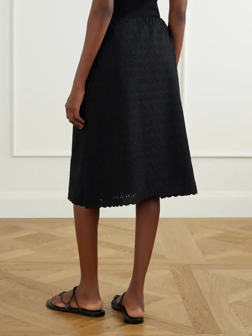 Faithfull Santana Broderie Anglaise Midi Skirt | Thumbnail 4