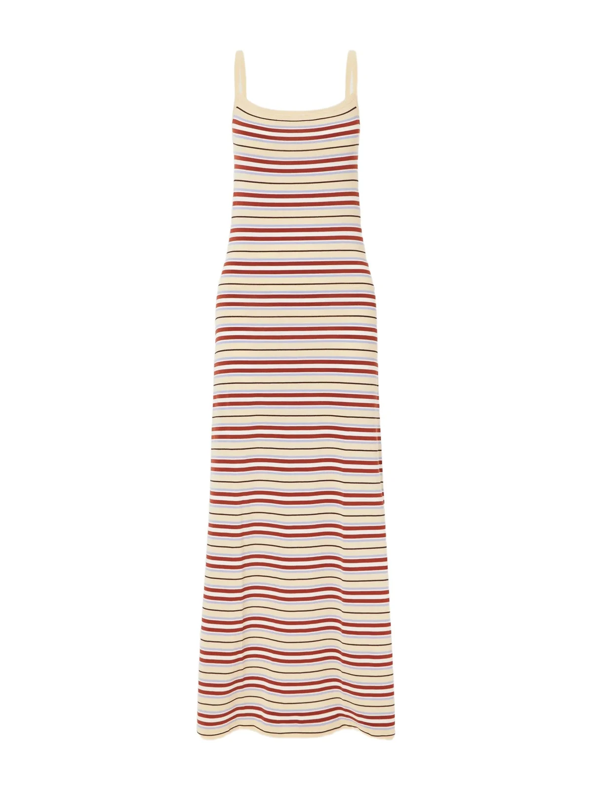 Doris Knitted Striped Cotton-blend Maxi Dress Doris Knitted Striped Cotton-blend Maxi Dress