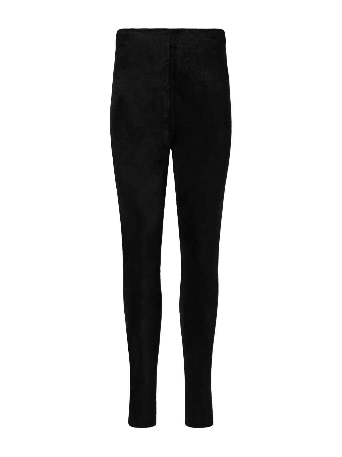 High-rise Velvet Leggings