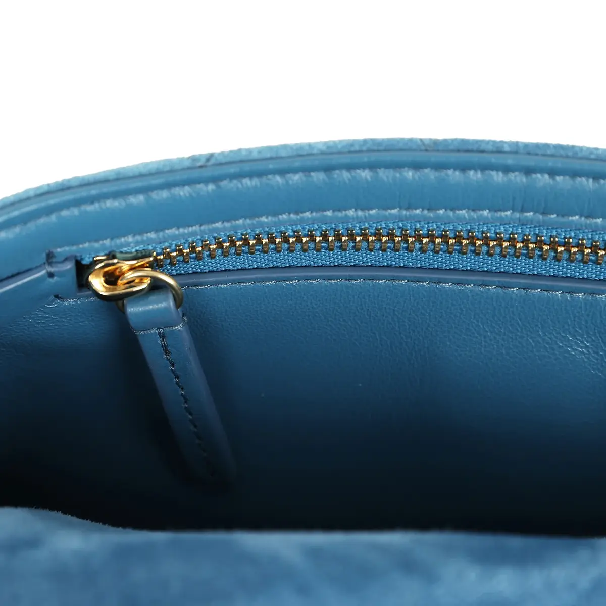 Chanel Chanel Mini "Souplissimo" Flap Bag Blue Suede Gold Hardware | Thumbnail 11 Chanel Chanel Mini "Souplissimo" Flap Bag Blue Suede Gold Hardware | Thumbnail 11
