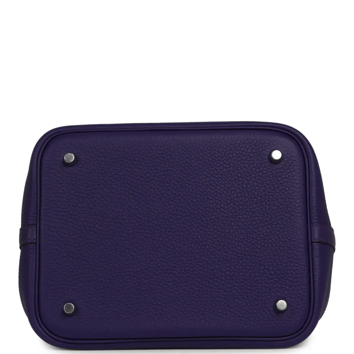 HERMÈS Hermes Picotin Lock 22 Purple Clemence Palladium Hardware | Thumbnail 6 HERMÈS Hermes Picotin Lock 22 Purple Clemence Palladium Hardware | Thumbnail 6