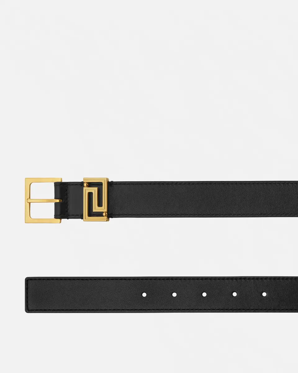 Versace Greca Leather Belt 1.2" | Thumbnail 2 Versace Greca Leather Belt 1.2" | Thumbnail 2