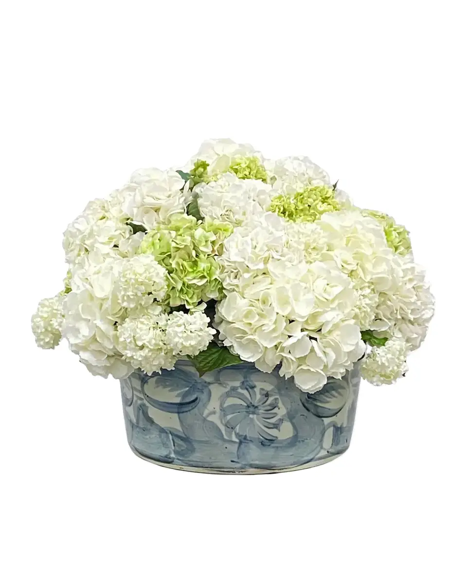 Winward Home Hydrangea Mix in Ceramic Pot | Thumbnail 2