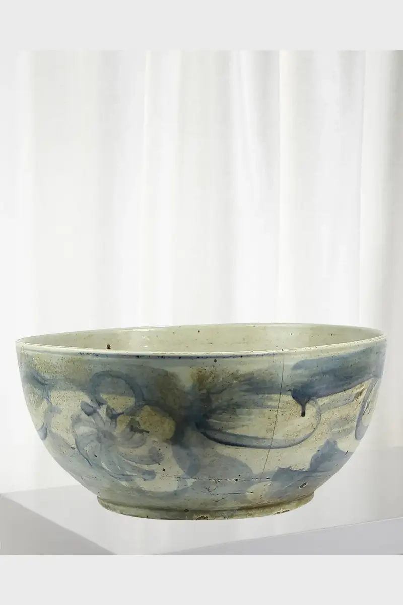 Winward Home Blue & White Ceramic Bowl | Thumbnail 2 Winward Home Blue & White Ceramic Bowl | Thumbnail 2