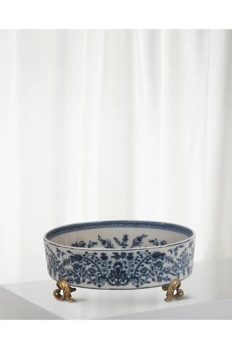 Winward Home Blue and White Planter | Thumbnail 2 Winward Home Blue and White Planter | Thumbnail 2
