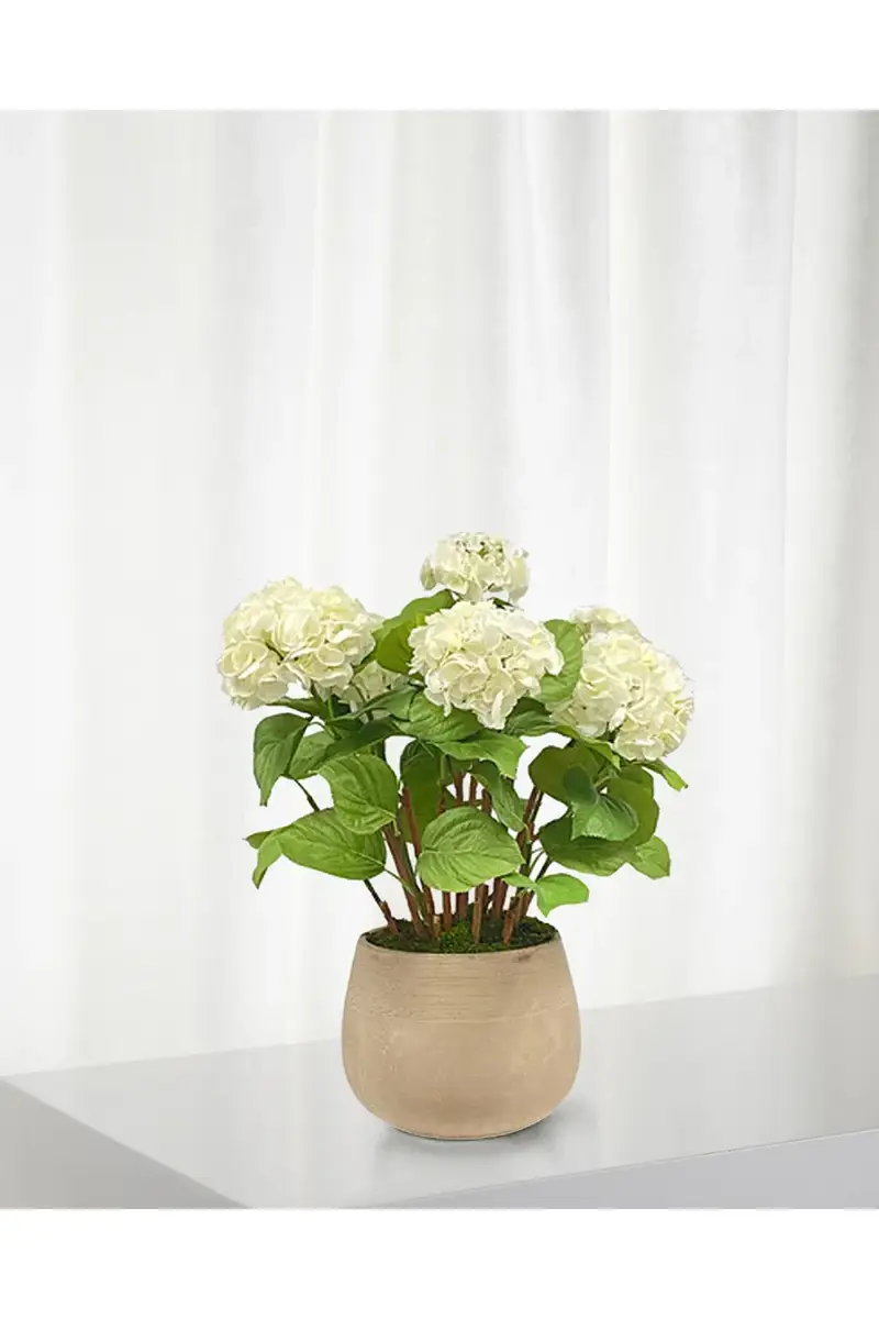 Winward Home Faux Hydrangeas in Planter | Thumbnail 2