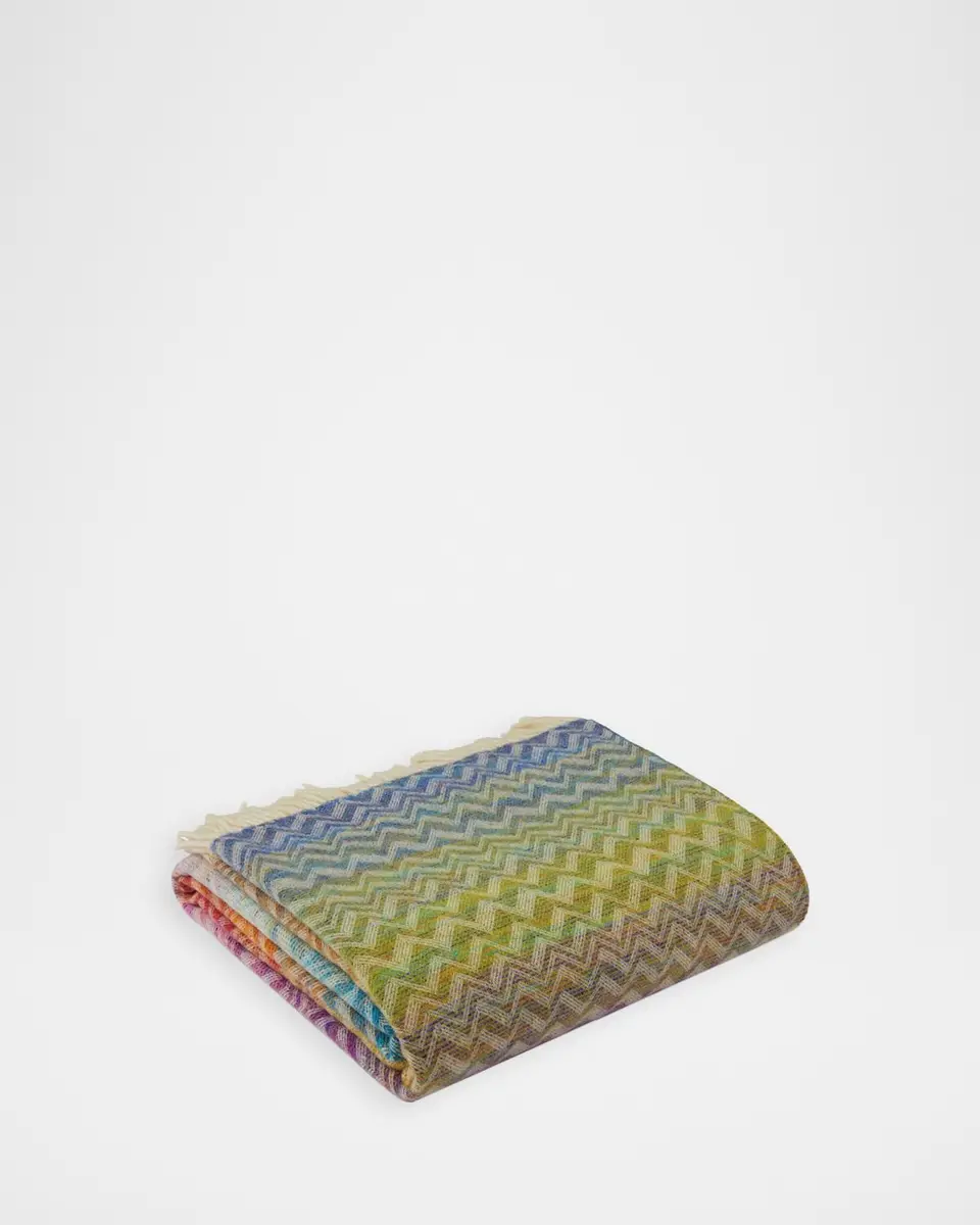 Missoni Home Bastien Wool-Blend Throw Blanket | Thumbnail 2 Missoni Home Bastien Wool-Blend Throw Blanket | Thumbnail 2